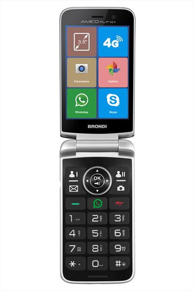BRONDI - AMICO FLIP 4G+-NERO