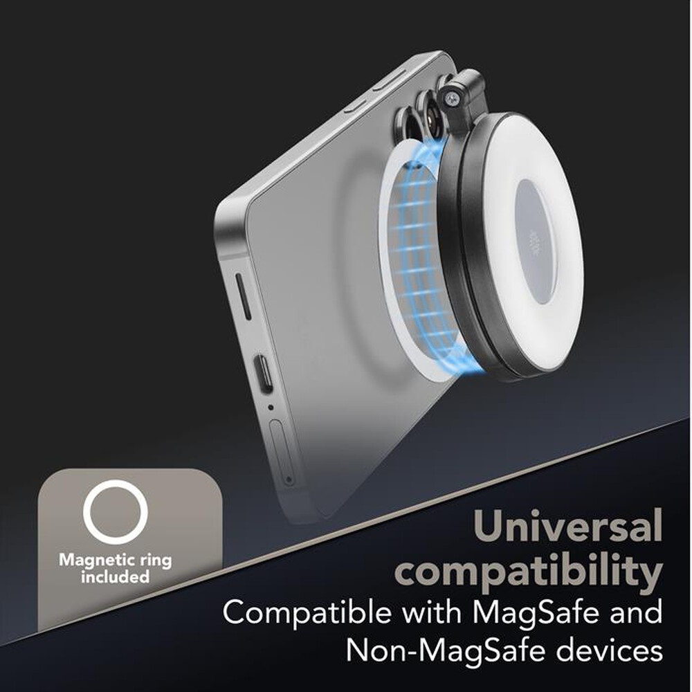 Immagine del prodotto CELLULARLINE - Anello magnetico MAGNETIC RING LIGHT-Nero