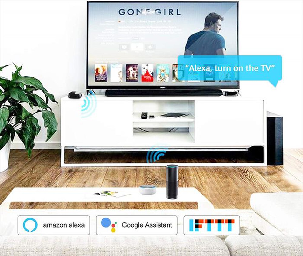 "WOOX - R4294 REMOTE CONTROL IR CONNESSIONE WIFI-NERO"