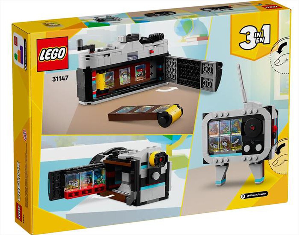 "LEGO - CREATOR Fotocamera retrò - 31147-Multicolore"