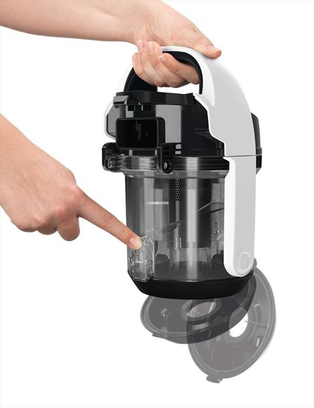 "BOSCH - Aspirapolvere a traino BGS05A222-Nero, Bianco"