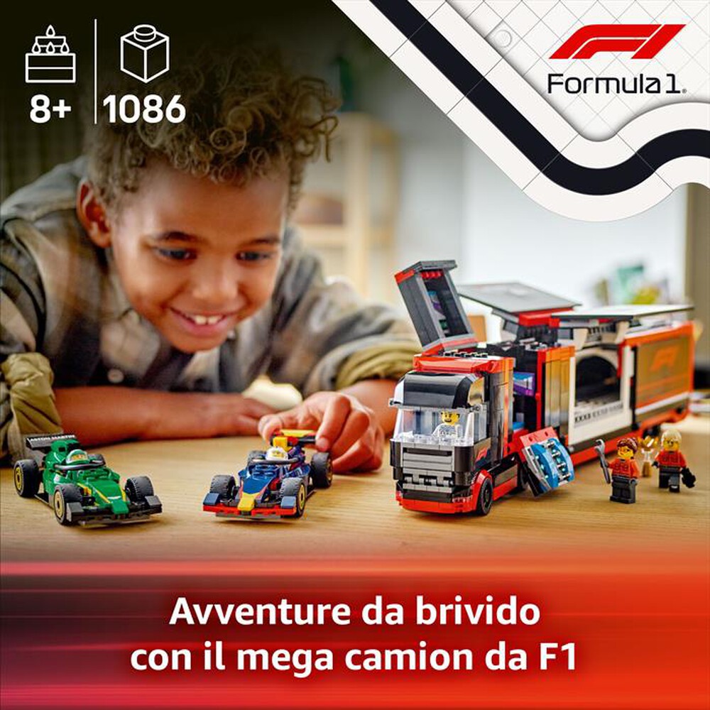 Immagine del prodotto LEGO - CITY Autotrasportatore con RB20 e AMR24 F1 60445