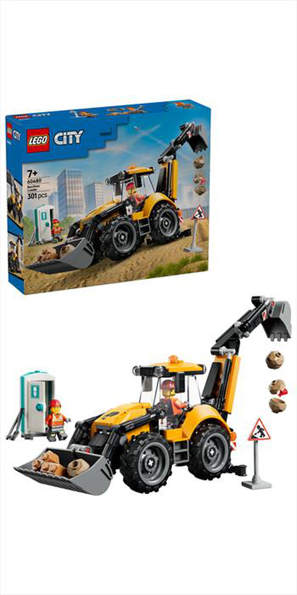 Immagine del prodotto LEGO - CITY Scavatrice da cantiere gialla - 60480