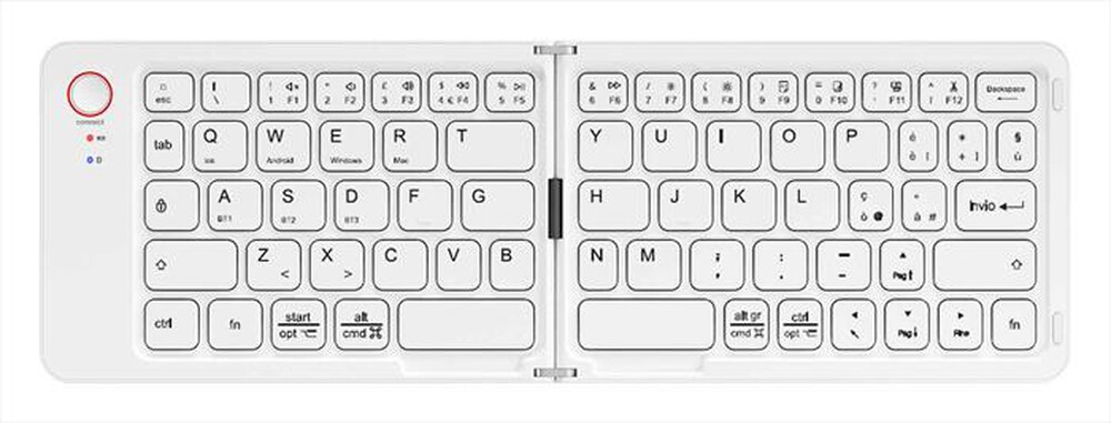 Immagine del prodotto CELLULARLINE - Tastiera Wireless BTKEYBOARDYW-Bianco