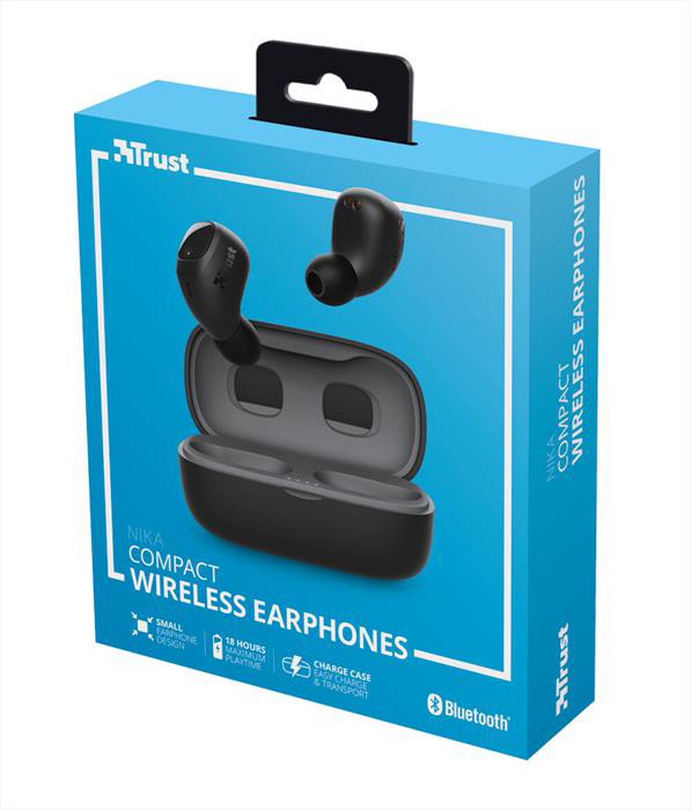 "TRUST - NIKA COMPACT BLUETOOTH EARPHONES-Black"