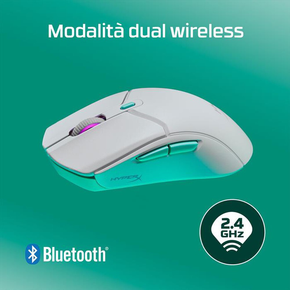 "HYPERX - Mouse PULSEFIRE HASTE 2 CORE-Bianco"