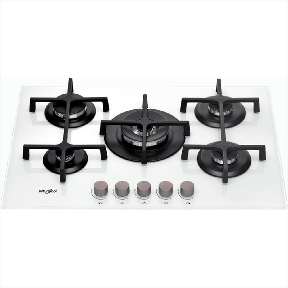 "WHIRLPOOL - Piano cottura a gas GOA 7523/WH 5 fuochi 73cm"