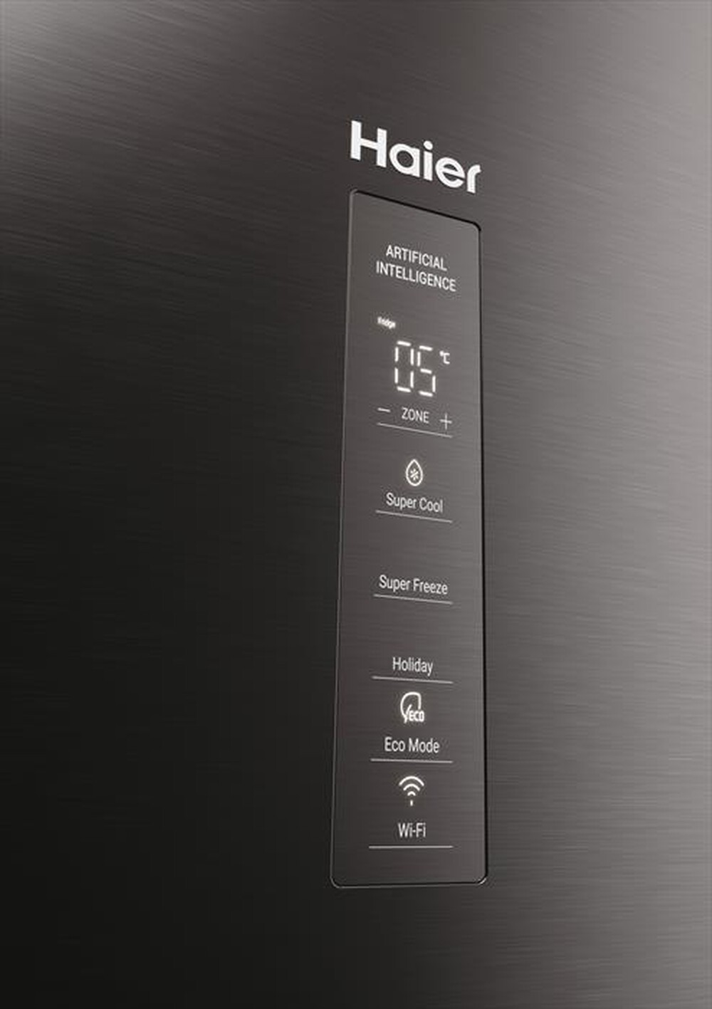 Immagine del prodotto HAIER - Frigorifero combinato HTR3518ENMX Classe C 406 lt-Nero