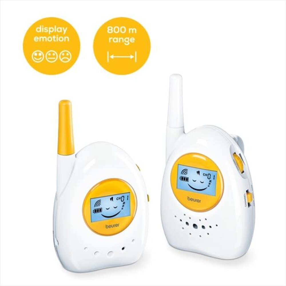 "BEURER - BY84 SORVEGLIA BEBE'-Bianco/Giallo"