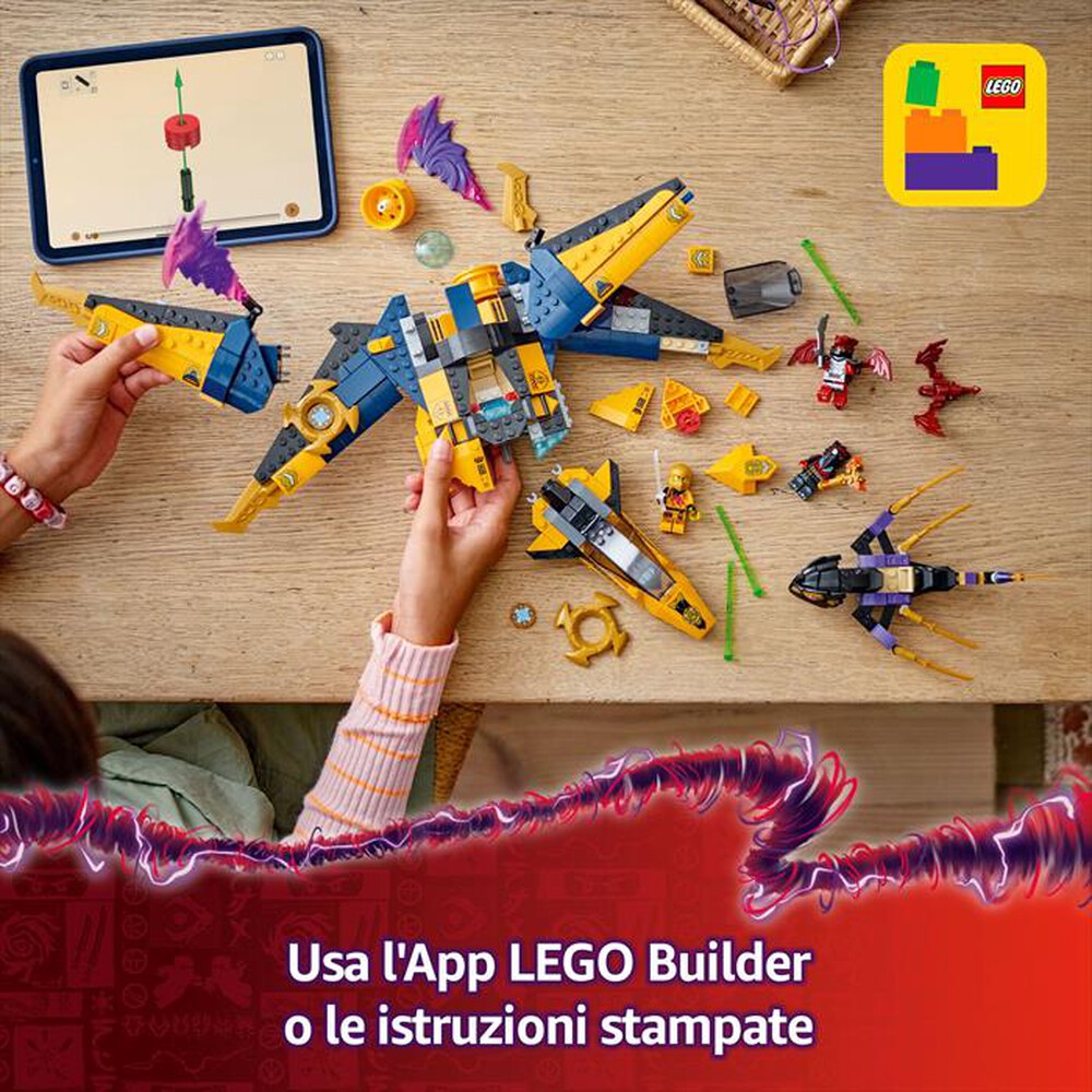 Immagine del prodotto LEGO - NINJAGO Jet Super Storm di Ras e Arin 71833
