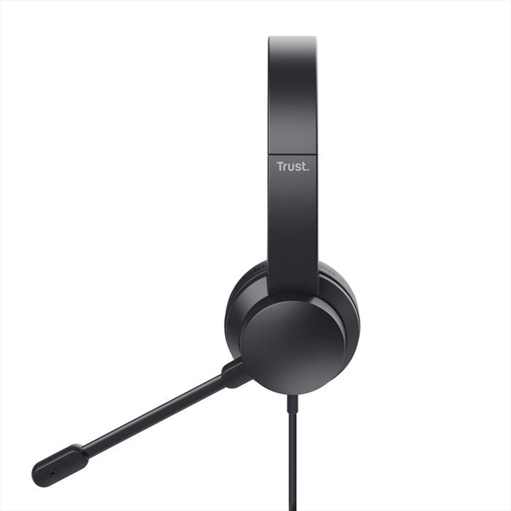 "TRUST - Cuffie on-ear USB per PC HS-201-Black"