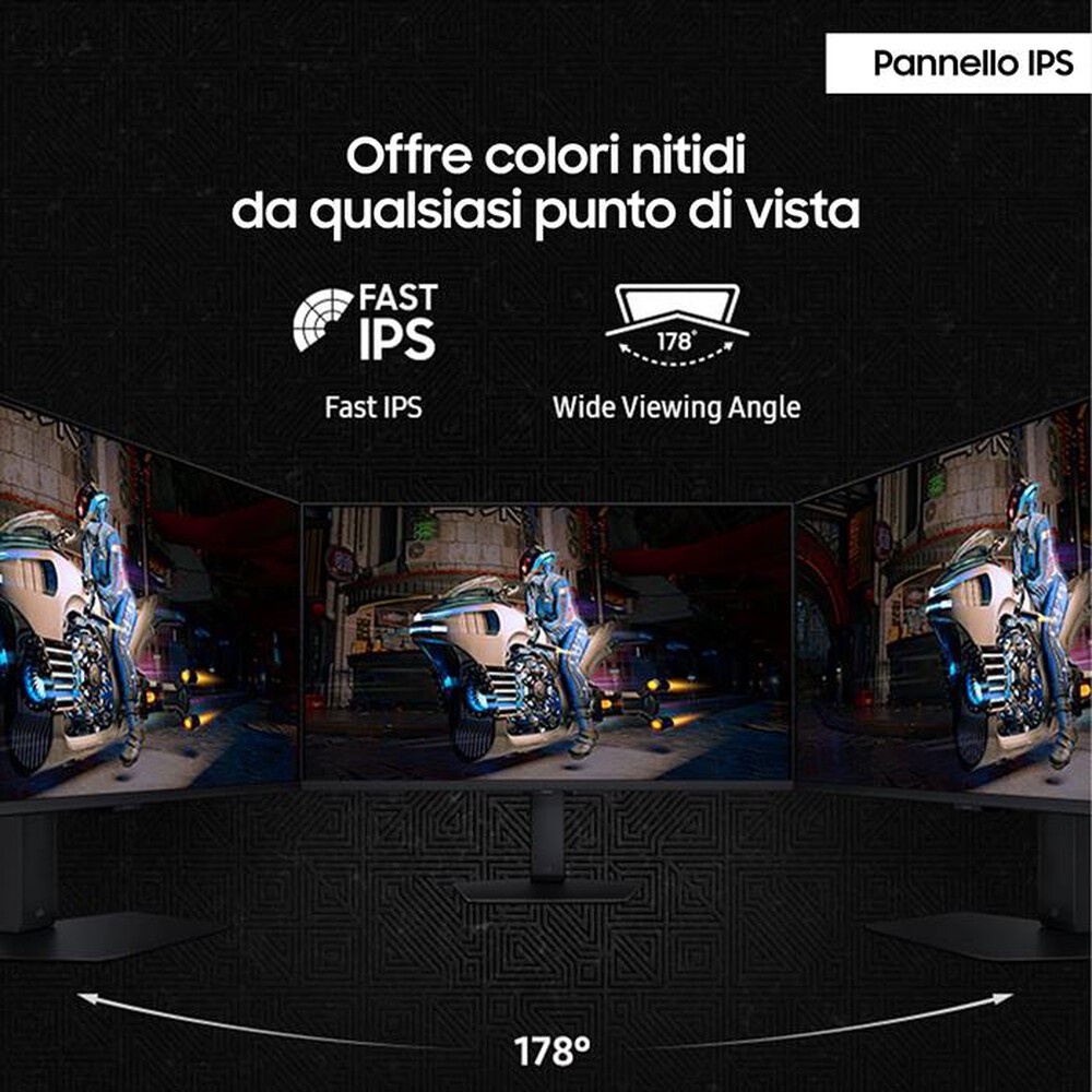 Immagine del prodotto SAMSUNG - MONITOR GAMING ODYSSEY G7 - G70D DA 27''-Black