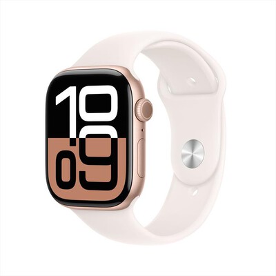 APPLE - Watch Series 10 GPS 46mm Alluminio-Oro Rosa - Sport Band Rosa S/M,  APPLE - Watch Series 10 GPS 46mm Alluminio-Oro Rosa - Sport Band Rosa S/M