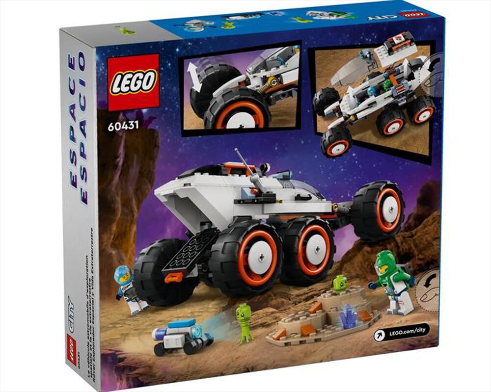 "LEGO - CITY Rover esploratore spaziale - 60431-Multicolore"