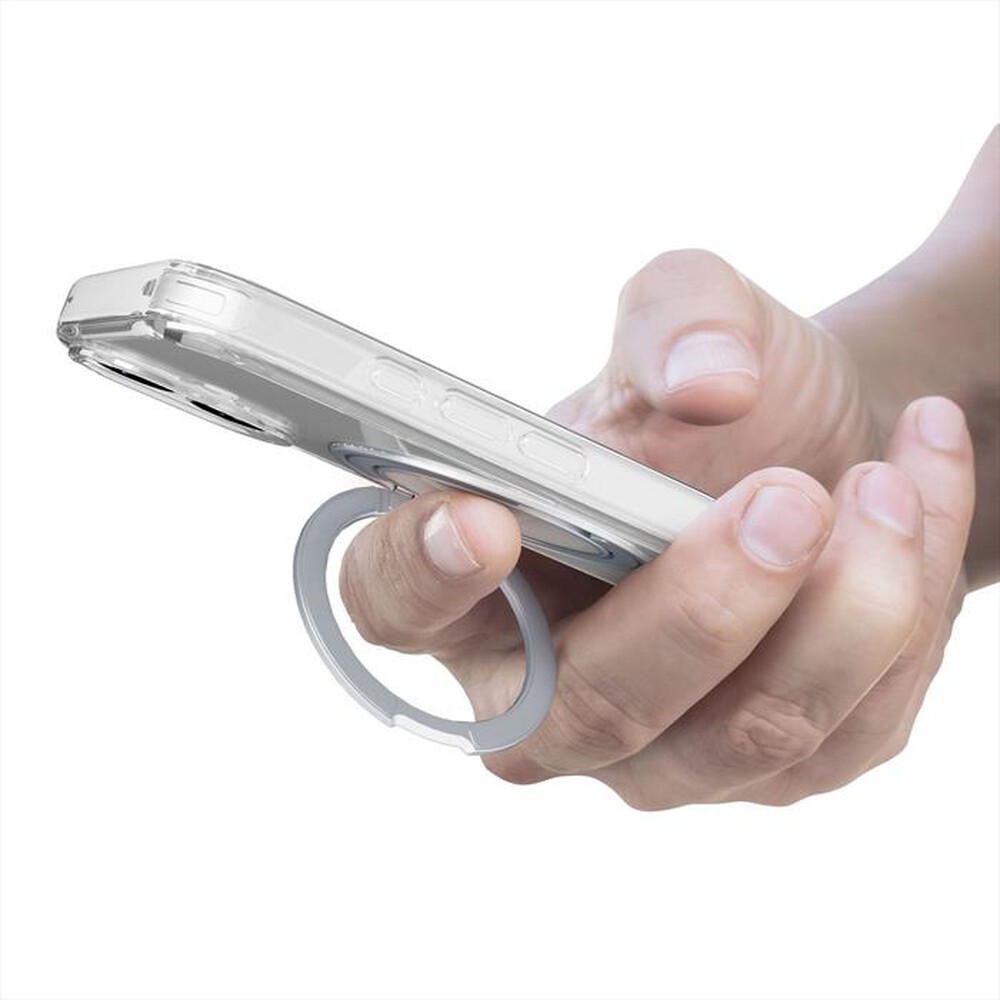 Immagine del prodotto CELLULARLINE - Custodia con anello rotabile SPIN MAG IPHONE 17-Trasparente