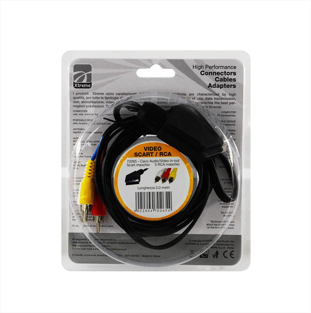 Immagine del prodotto XTREME - CAVO AUDIO-VIDEO SCART-NERO