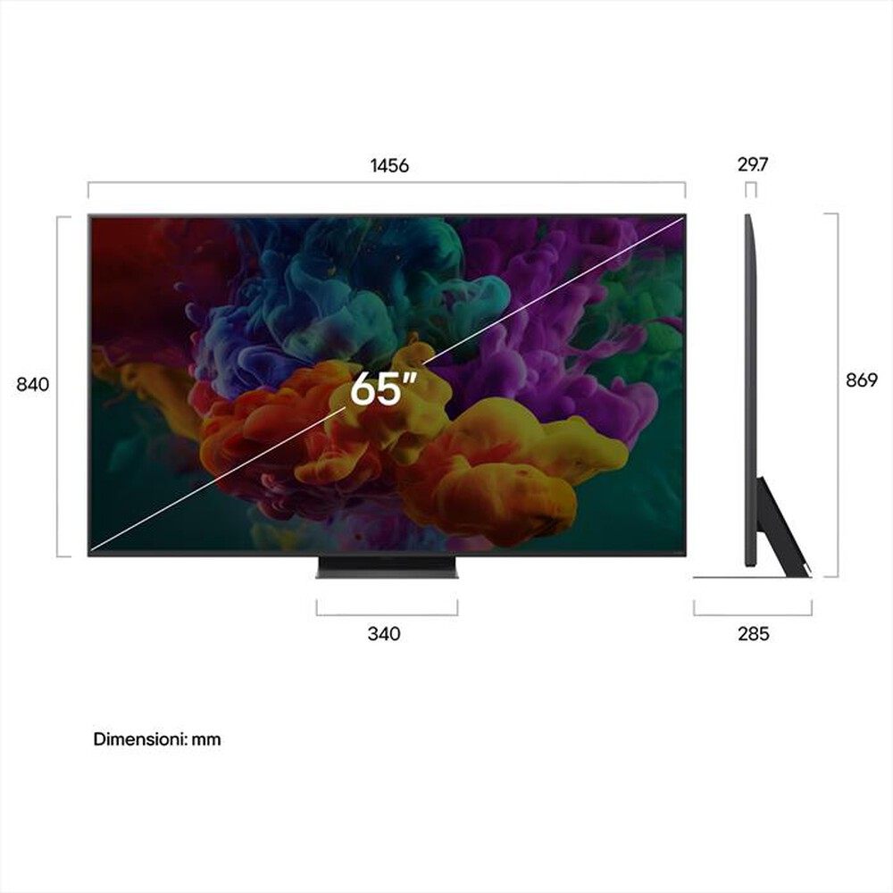 Immagine del prodotto LG - QNED EVO AI MINILED QNED86B 65QNED86B6B-Charcoal Black