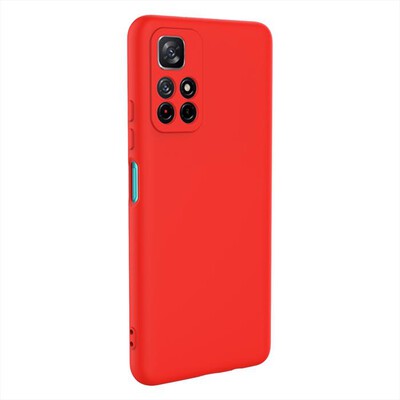 XIAOMI - Custodia in silicone per Xiaomi Redmi Note 11T 5G-Rosso