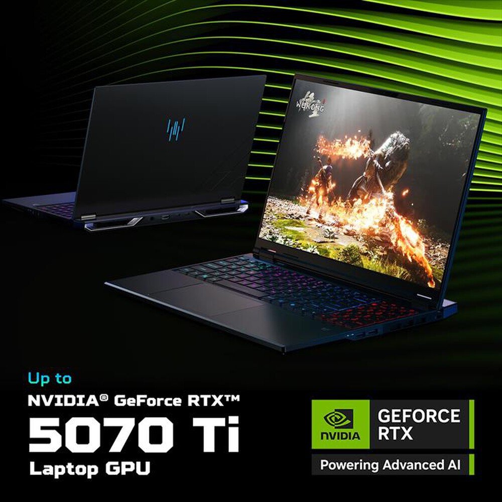 Immagine del prodotto ACER - NOTEBOOK PREDATOR HELIOS NEO 16 AI PHN16-73-93U1-Nero