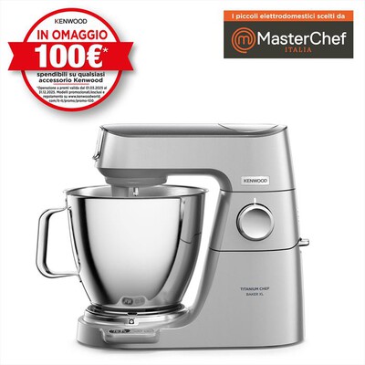 KENWOOD. - TITANIUM CHEF BAKER XL KVL85.124SI PLANETARIA-Silver