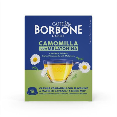 CAFFE BORBONE - Camomilla e melatonina - A Modo Mio 16 caps-Multicolore