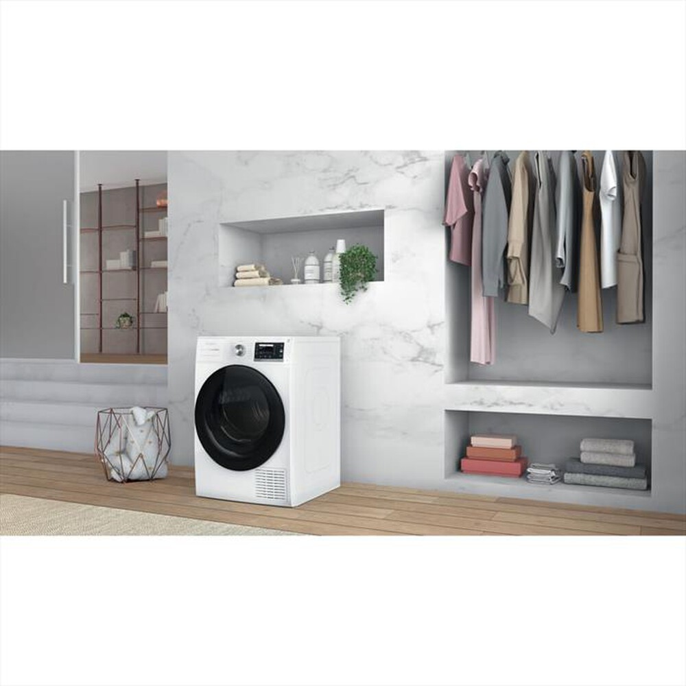 "WHIRLPOOL - Asciugatrice SUPREME SILENCE W6 D94WB IT 9 Kg A+++-Bianco"