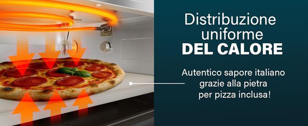 Immagine del prodotto PRINCESS - 112780 - FORNO PER PIZZA PRO MAX-Nero / Metallo