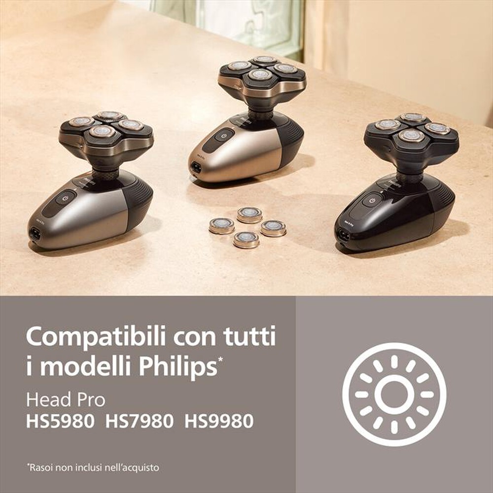 Immagine del prodotto PHILIPS - TESTINE DI RICAMBIO HEAD SHAVER PRO HS740/15-Argento
