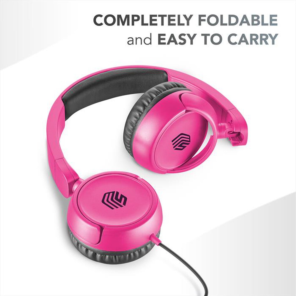 Immagine del prodotto CELLULARLINE - Cuffie a padiglione chiuso MUSICSOUNDFULLCP-Rosa