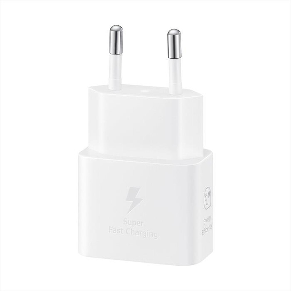 "SAMSUNG - Caricabatterie usb-c 25 watt fast charger-Bianco"