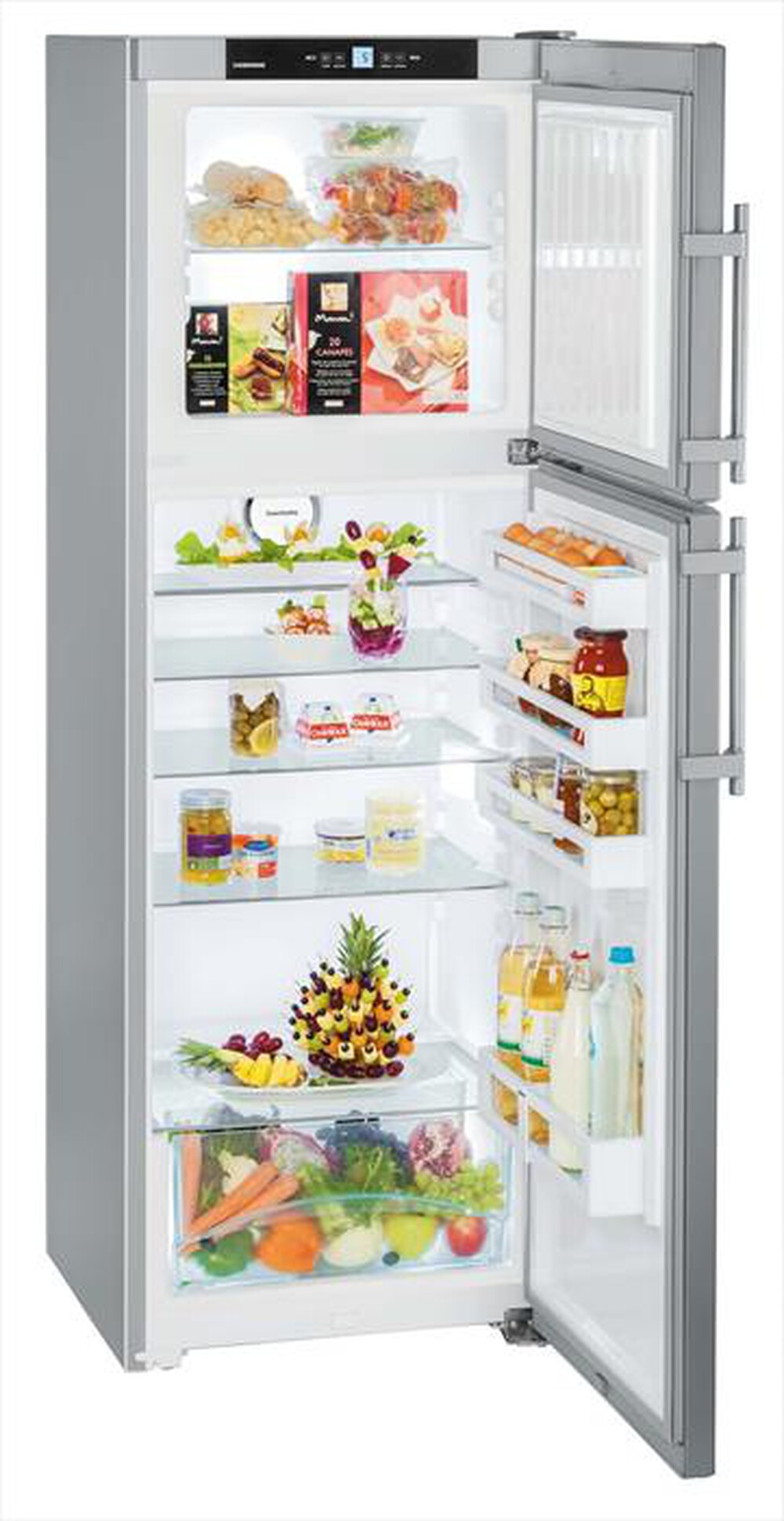 "LIEBHERR - Frigorifero 2 porte CTPESF 3316-23 Classe F 320lt-Acciaio"