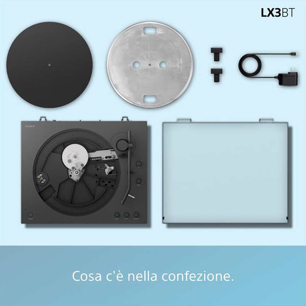 Immagine del prodotto SONY - Giradischi con Bluetooth PSLX3BT.CEL-GRIGIO