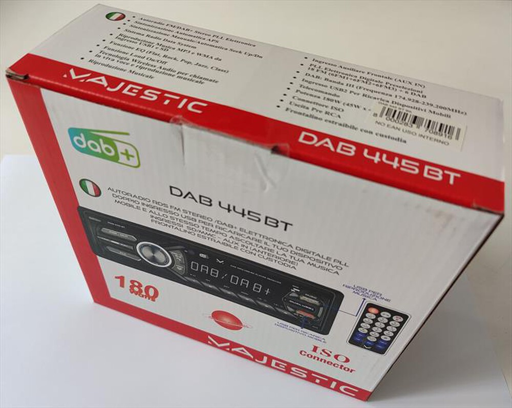 MAJESTIC Car stereo DAB 445 BTNERO Euronics