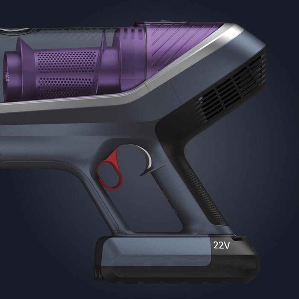 "ROWENTA - RH9639 XFORCE FLEX 8.60 Allergy Scopa elettrica-Viola e grigio interno"