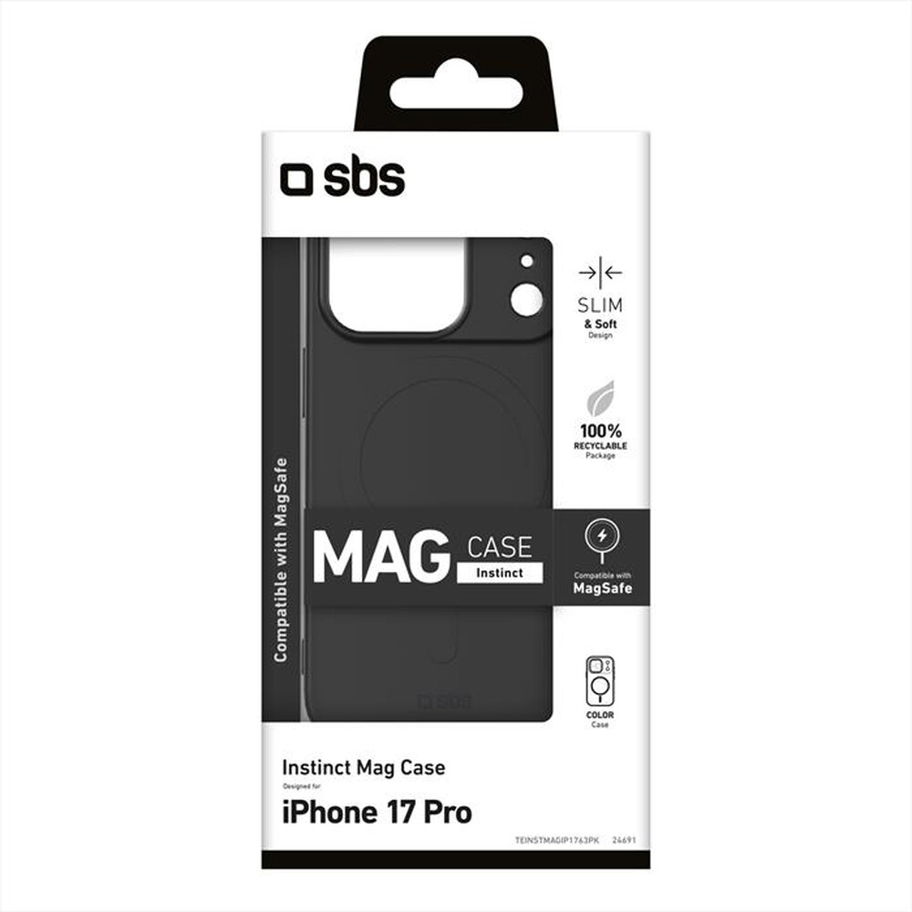 Immagine del prodotto SBS - Cover Instinct Mag per iPhone 17 Pro-Nero