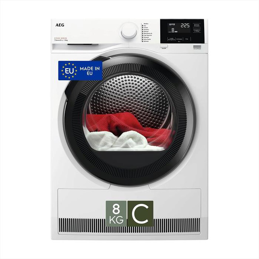 Immagine del prodotto AEG - Asciugatrice TR7HG8C 8Kg Classe C-Bianco