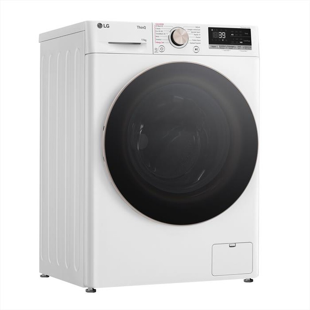 "LG - Lavatrice AI DD R7 F4R7011TSWG 11kg Classe A-Bianca"