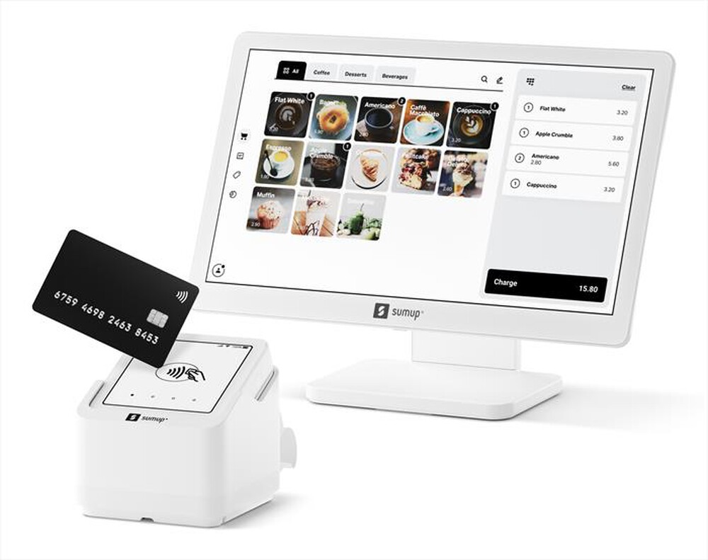 Immagine del prodotto SUMUP - CASSA LITE + SOLO + STAMPANTE-Bianco