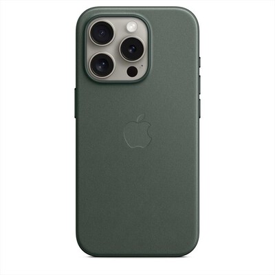 APPLE - Custodia MagSafe tessuto iPhone 15 Pro-Sempre verde