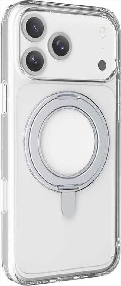CELLULARLINE - Custodia anello rotabile SPIN MAG IPHONE 17 PRO-Trasparente
