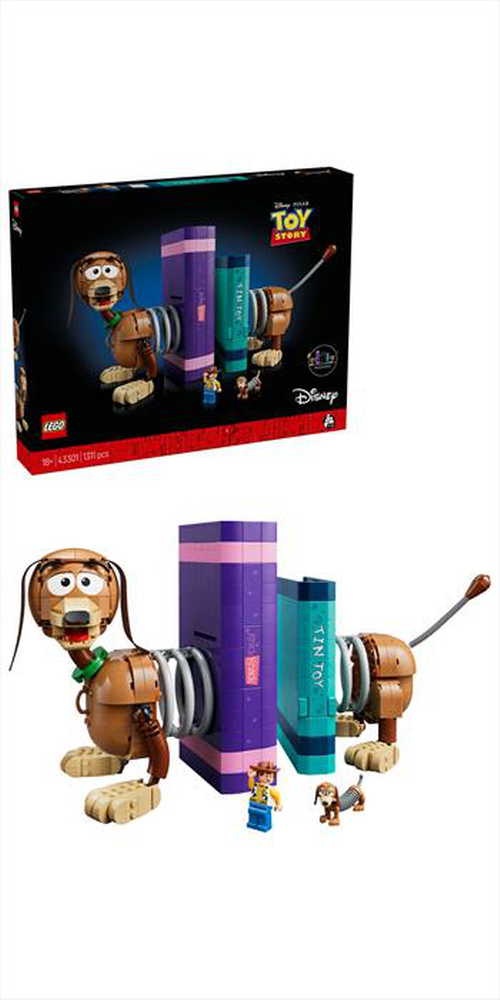 Immagine del prodotto LEGO - DISNEY Fermalibri di Slinky Toy Story - 43301