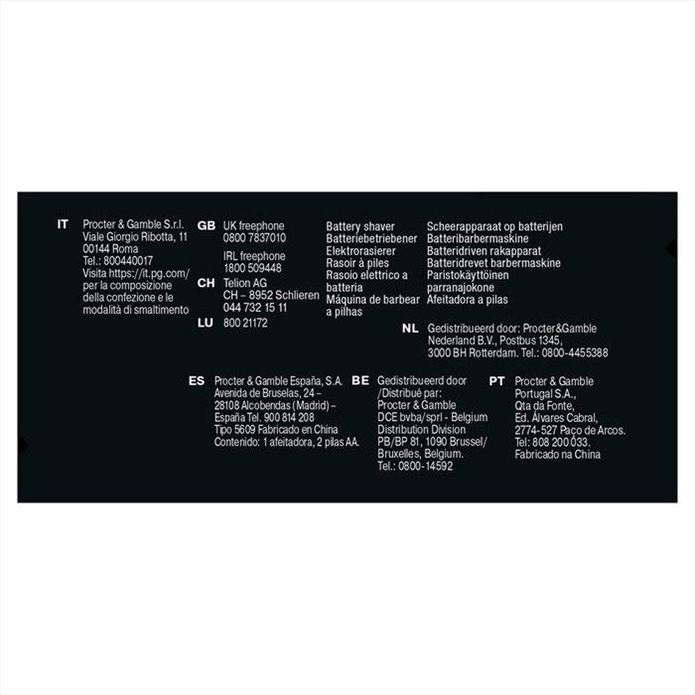 Immagine del prodotto BRAUN - POCKETGO M90 MOBILESHAVE-Nero/Argento