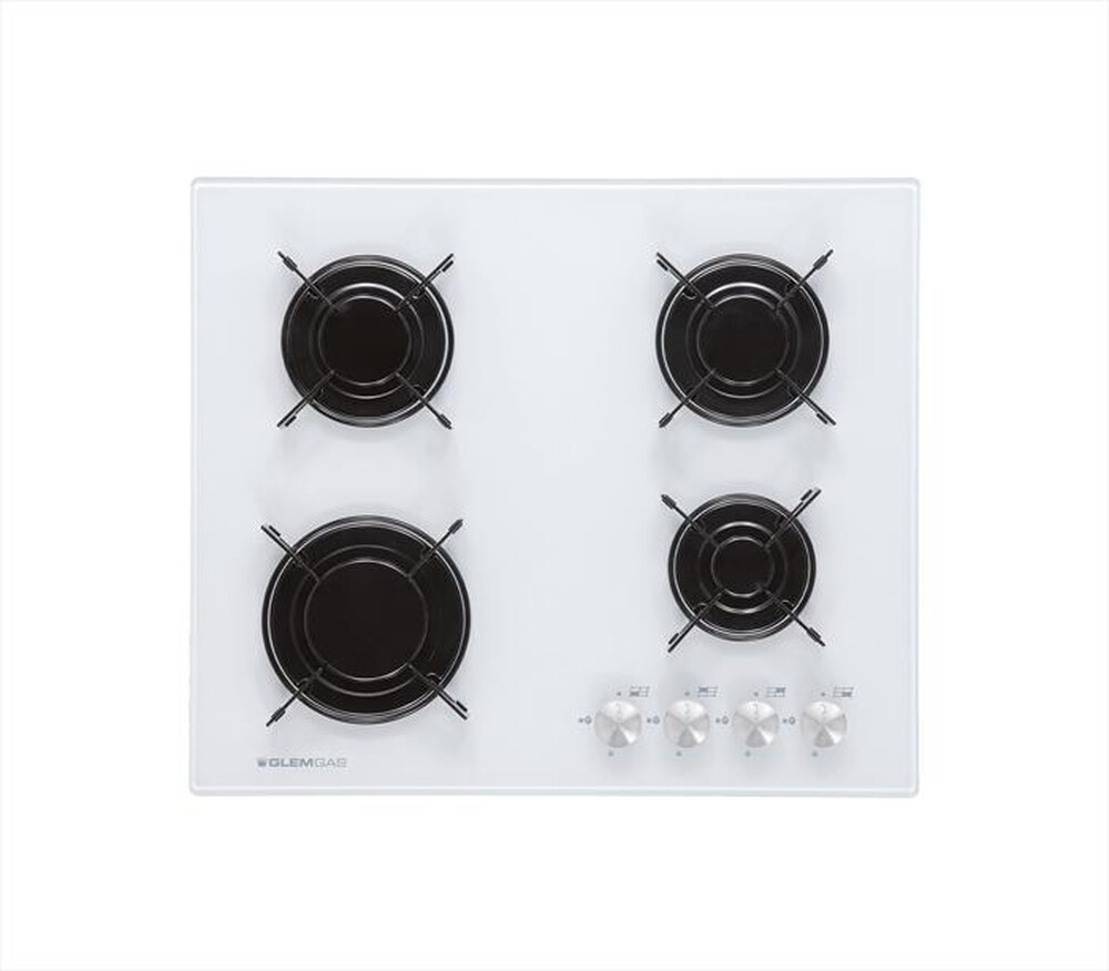 Immagine del prodotto GLEM GAS - Piano cottura a gas GV64WH 60cm-Bianco Lucido
