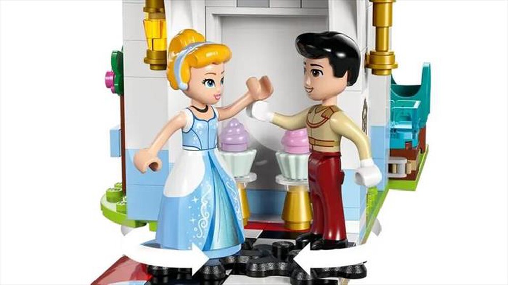 "LEGO - DISNEY Castello e carrozza di Cenerentola - 43275-Multicolore"