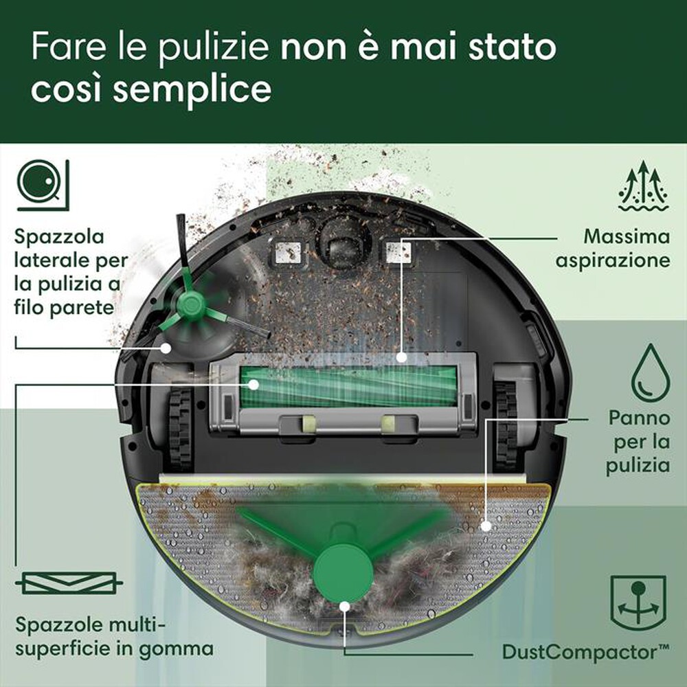 Immagine del prodotto iROBOT - Robot aspirapolvere lavapavimenti Roomba 205 combo