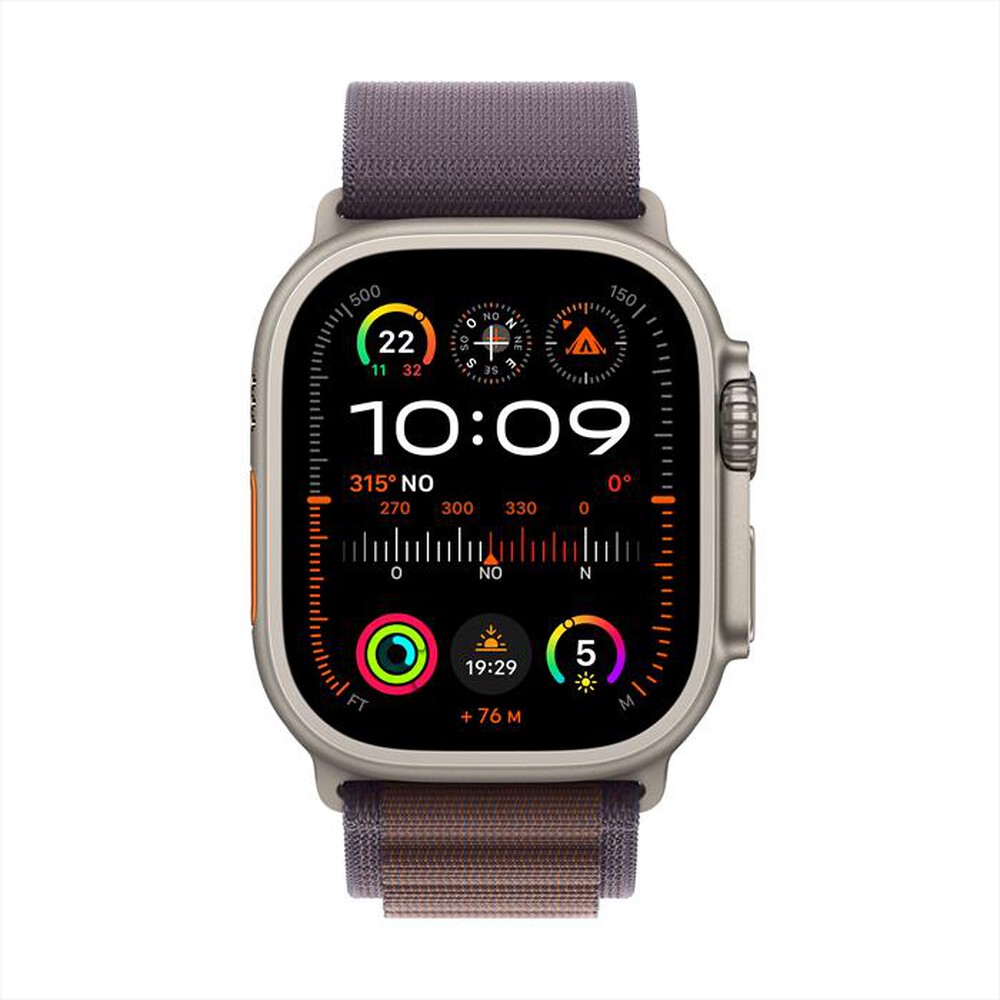 "APPLE - Watch Ultra 2 GPS + Cellular Cassa 49mm - Large-Indigo Alpine Loop"