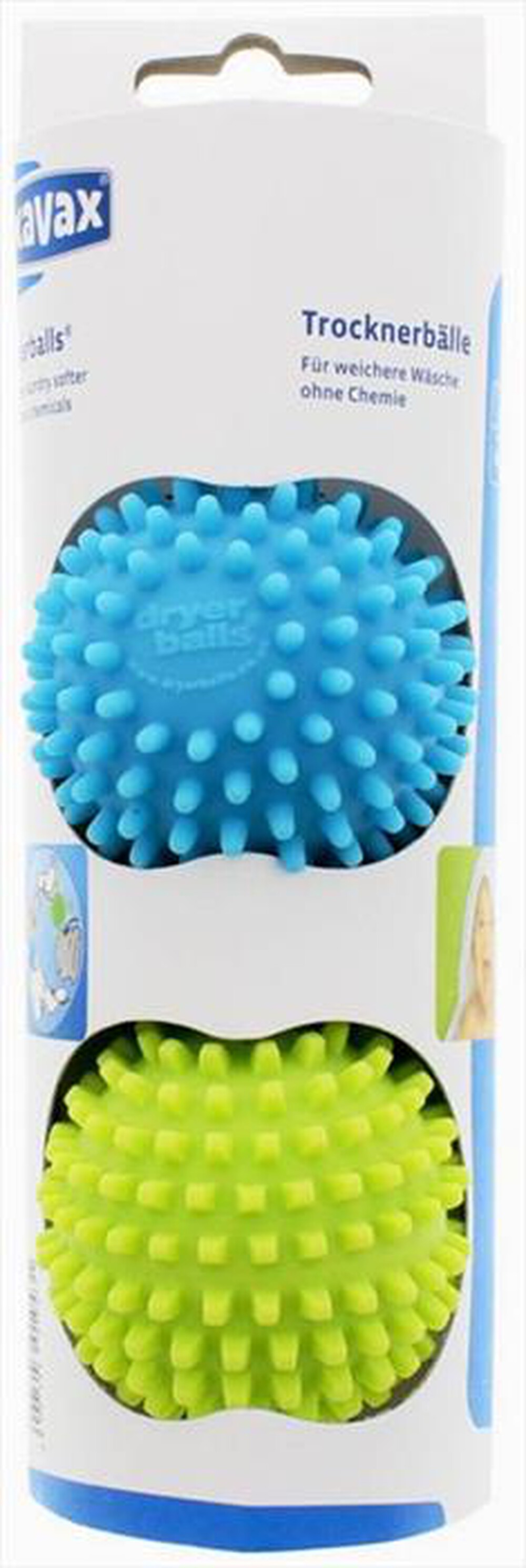 "XAVAX - PALLINE ASCIUGATRICE-BLU, VERDE"