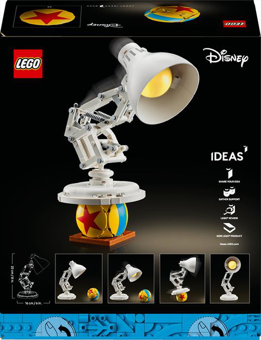Immagine del prodotto LEGO - IDEAS DISNEY Pixar Luxo Jr. 21357