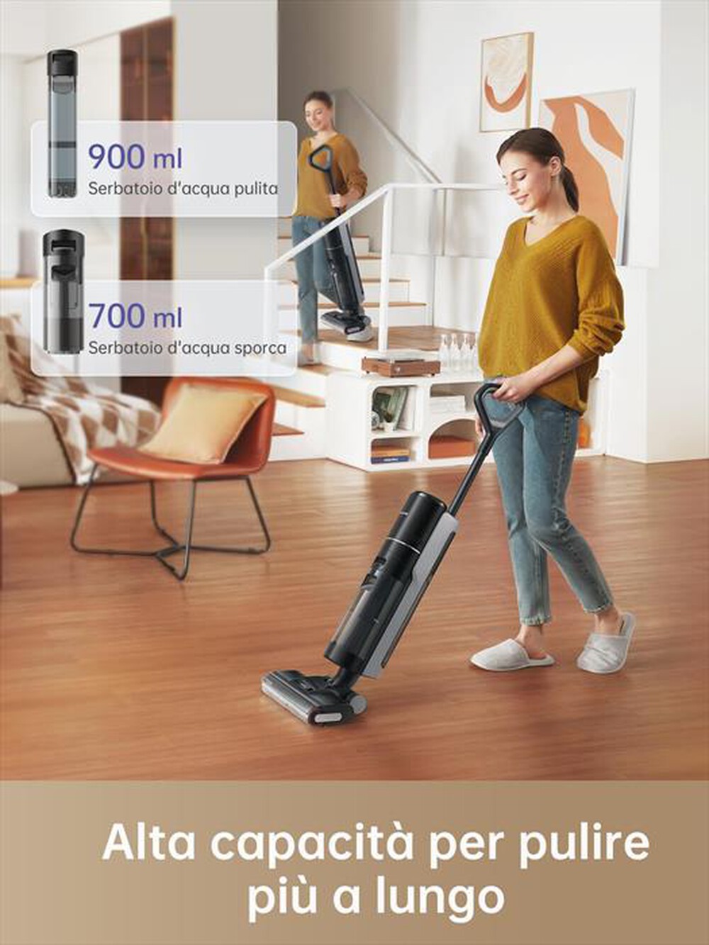 Immagine del prodotto DREAME - Lavapavimenti H12 Pro VM Combo - extra spazzola-Nero