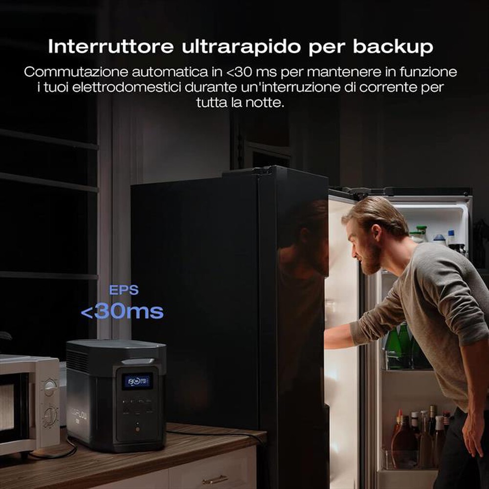"ECOFLOW - DELTA 2 MAX EXTRA BATTERY-nero"